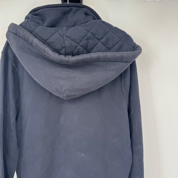 Hollister Co. Men's Navy and Blue Hoodie Unisex woman’s too baby thick collar si - Picture 9 of 10